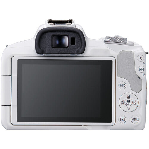 Canon EOS R50 Body with RF 18-45mm Lens (White)