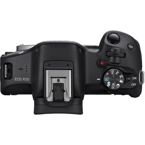 Canon EOS R50 Kit with RF 18-45mm Lens (Black)