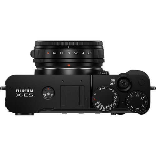 Fujifilm X-E5 Mirrorless Camera with XF 23mm F/2.8 R WR Lens (Black)