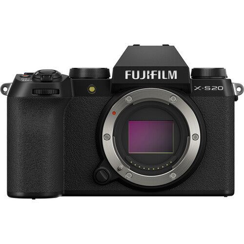 Fujifilm X-S20 Mirrorless Digital Camera Body + XF35 F2 R WR (Black)