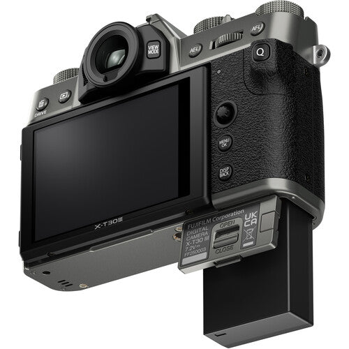 Fujifilm X-T30 III Mirrorless Camera Body (Charcoal Silver) with XC 35 F2 Lens