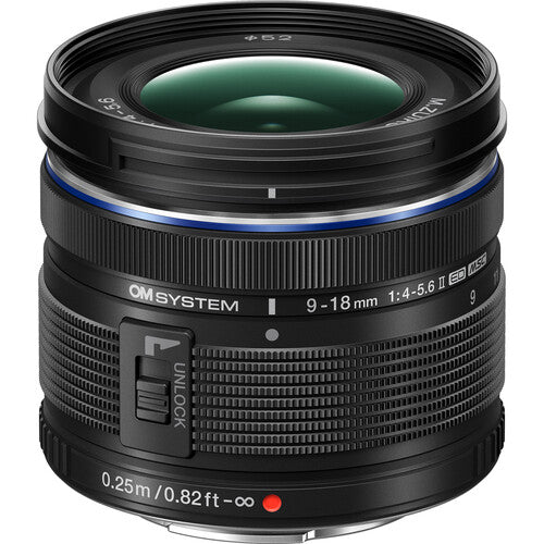 OM SYSTEM M.Zuiko Digital ED 9-18mm F/4-5.6 II Lens