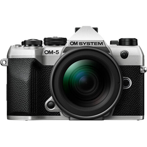 OM System OM-5 Mark II Mirrorless Camera with 12-45mm F/4 Pro Lens (Silver)