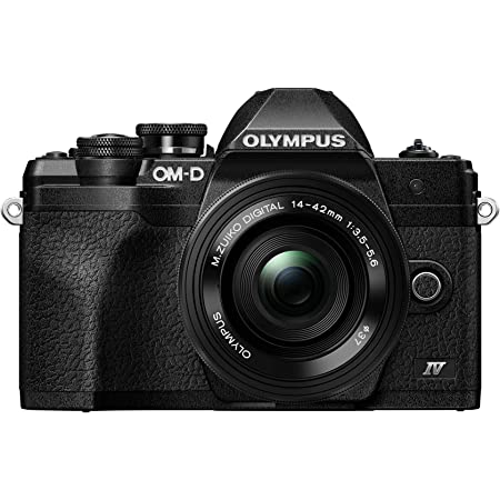 Olympus OM-D E-M10 Mark IV Body with ED 14-42mm f/3.5-5.6 Lens (Black)