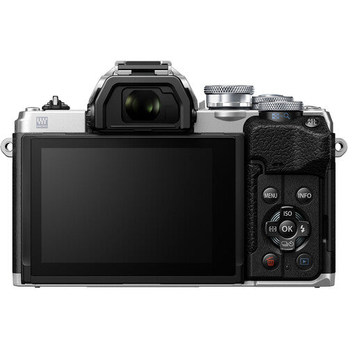 Olympus OM-D E-M10 Mark IV Body Twin Kit 14-42mm EZ + 40-150mm Silver