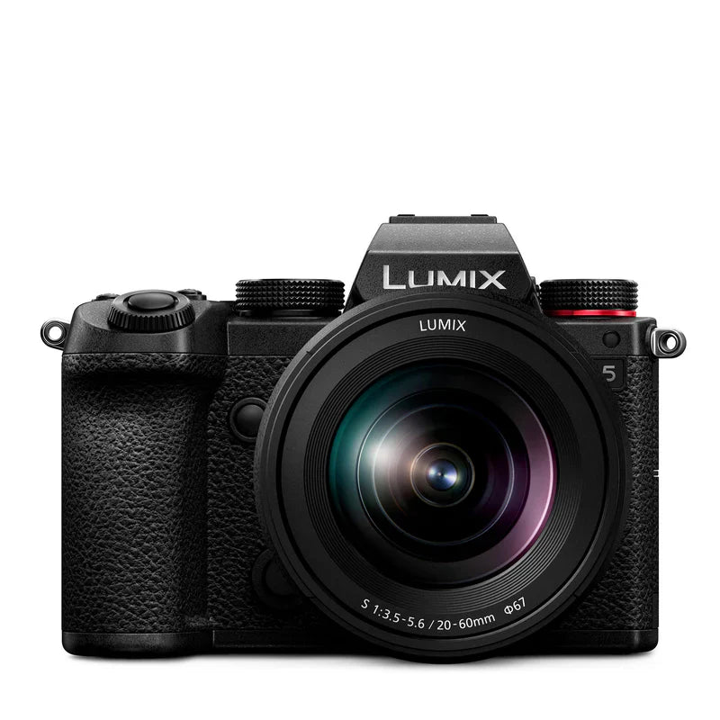 Panasonic Lumix DC-S5 Mirrorless Digital Camera with 20-60mm F3.5-5.6 Lens + Lumix S 50 f1.8 (S-S50)