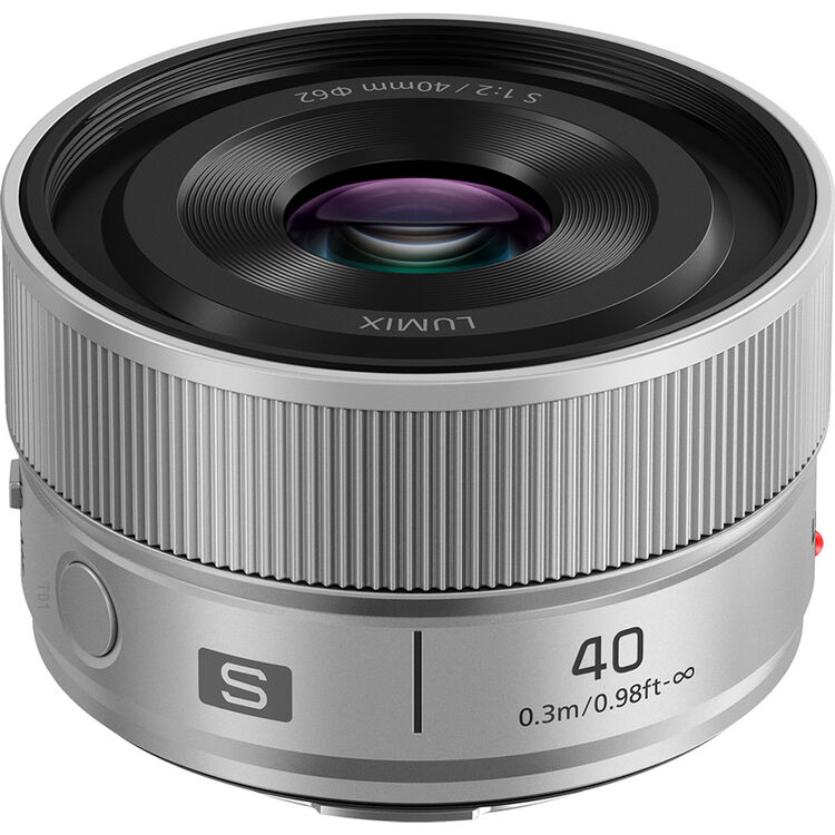 Panasonic Lumix S 40mm F/2 Lens (Leica L) (S-S40) (Silver)