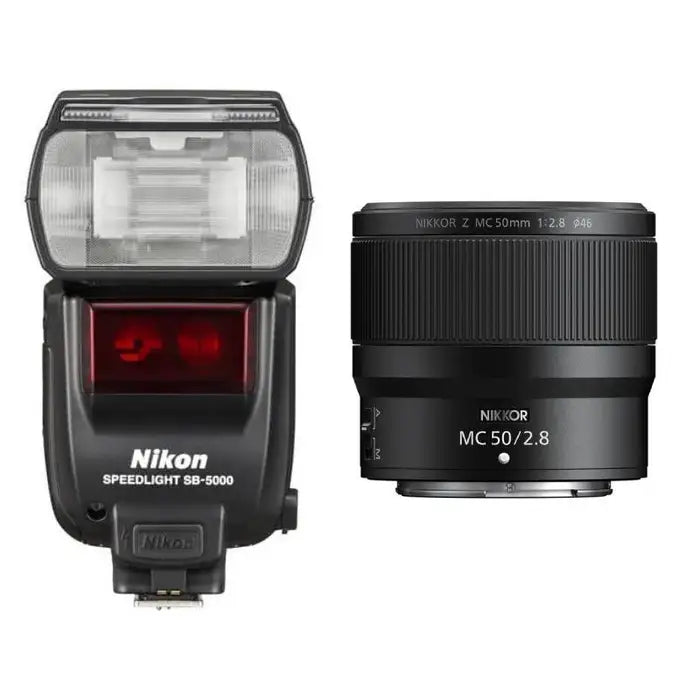 Nikon Z MC 50mm f/2.8 Macro Lens +SB5000 Flash