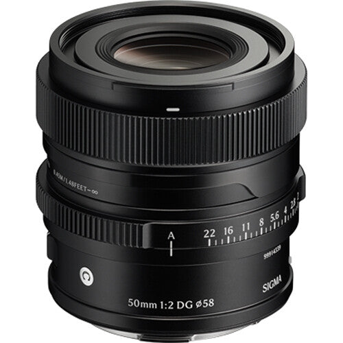 Sigma 50mm F2 DG Contemporary Lens (Black, Sony E)