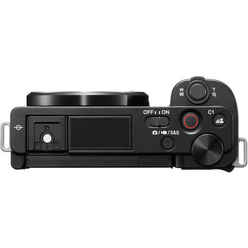 Sony ZV-E10 Mirrorless Camera with 16-50mm II Lens (ILCZV-E10K) (Black)